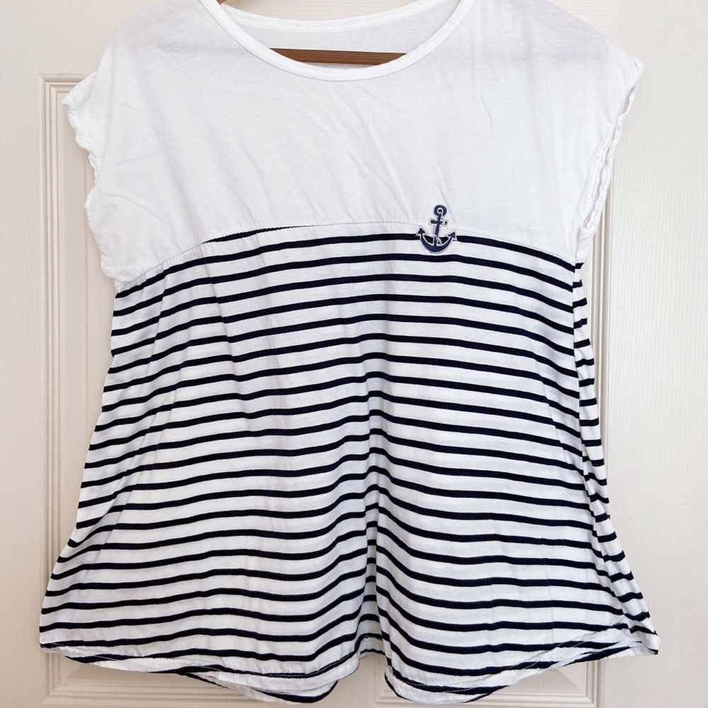 Striped Anchor Tshirt